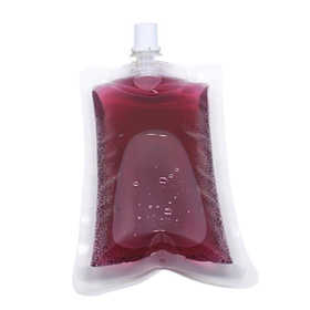 50 PCS Clear Flat Spouted Drink Bags for Jam, Juice, Milk Packaging 6.75 OZ, 4.7mil, 8.6mm Spout, FDA Compliant, BPA Free