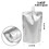 Muka 50 PCS 3.5OZ Foil Plastic Liquid Pouch, Spout Stand Up Pouch Alcohol Pouch BPA Free,  3-1/4"W x 4-3/4"H x 2-1/4"D