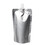 Muka 50 PCS 3.5OZ Foil Plastic Liquid Pouch, Spout Stand Up Pouch Alcohol Pouch BPA Free,  3-1/4"W x 4-3/4"H x 2-1/4"D