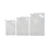 Muka Muka 50 PCS 1.75 OZ White Poly Side Spout Stand Up Pouch Bags w/ Handle, 8.2 mm Spout, BPA Free