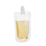 50 PCS Spout Liquid Stand up Pouches, Good for Juice, Milk Packaging, 4mil, 8.2mm Spout, FDA Compliant, BPA Free