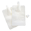 50 PCS 3.25 OZ Clear Spouted Liquid Stand up Pouches, Good for Jam, Juice, Milk Packaging, 4mil, 8.2mm Spout, FDA Compliant, BPA Free
