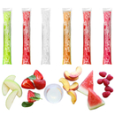 (Price/100 PCS) Aspire Disposable Ice Pops Molds Bags with Zip, DIY Ice Pop Pouches, 2