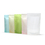 50 PCS Clear Rice Paper Back Stand Up Pouch with Ziplock, (2 OZ, 4 OZ, 8 OZ, 16 OZ), 5 mil