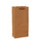 Natural Kraft Paper Shopping Bags Double Wine Gift Bags, 6 7/10"Wx13 4/5"Hx3 1/2"D(Set of 6)