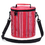 Insulated Stripe Outdoor Picnic Bag, 7 1/2"L x 7 1/2"W x 9"H, Price/each