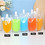 100 PCS 3.25 OZ Personalized Spout Pouch Bags and 100 Custom Sitckers 3" x 3" Waterproof PVC Label- Full Color Printing 0.32" Spout