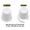 100 PCS 3.25 OZ Personalized Spout Pouch Bags and 100 Custom Sitckers 3" x 3" Waterproof PVC Label- Full Color Printing 0.32" Spout