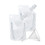 Muka 50 PCS 1.75 OZ Reusable Clear Side Spout Drink Bags, Drink Bags w/funnel, 0.32" Spout