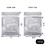 Muka 12 OZ Foil Mylar Bag, Zip Lock Pouch Bags 7" x 10.25" x 3", 50 PCS Foil Stand-Up Pouches