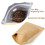 Muka 50 PCS 4 OZ Reusable Kraft Coffee Bags With Valve, Coffee Beans Storage Bags Resealable Bags,  Kraft Tea Bag, FDA Compliant, 5"W x 8"H, Promotional Products