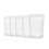 Muka 50 PCS Reusable Rice Paper Food Storage Stand Up Pouch w/Ziplock Clear Window, Heat Sealing Food Pouches Snack Packing Bag 5" x 8" x 3"