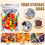 Muka 50 PCS 12 OZ Foil Mylar Bag, Zip Lock Pouch Bags 7" x 10.25" x 3", Foil Stand-Up Pouches