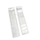 Muka 50 PCS Re-sealable Clear/Glossy White Zip Lock Bag, Various Sizes