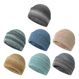 TOPTIE Knit Beanie Hat for Autumn and Winter Thick Double Fold Unisex Soft Elastic Modal Yarn Warm Cap