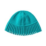 TOPTIE Knitted Beanie Hat Women Solid Color Stitching Soft Polyester Skullcap Unbrimmed Autumn Winter Warm Cap