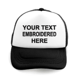 TOPTIE Custom Personalized Text Embroidery 2 Tone Mesh Curved Bill Trucker Cap for Kids and Adult