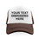 TOPTIE Custom Personalized Text Embroidery 2 Tone Mesh Curved Bill Trucker Cap for Kids and Adult