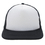 Opromo Unisex 2 Tone Flat Bill Trucker Cap With Mesh Back Adjustable Hat Caps