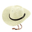Opromo Unisex Straw Cowboy Hats Cool Western Style Summer Beach Sun Caps
