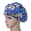 TOPTIE 4 Pieces Adjustable Bouffant Cap with Sweatband Cotton Scrub Cap Printing Working Cap for Women Men, One Size Fits All
