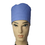 Opromo Round Cotton Solid Mens Womens Skull Cap Adjustable Elastic Bouffant Hats