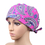 Opromo Flower Series Skull Cap Womens Adjustable Tie Back Ponytail Hat Chemo Cap