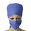 TOPTIE Bouffant Scrub Cap with Sweatband and Free Match Mask, Adjustable Tie Back Working Cap Mask Set