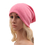 Opromo 3 Pack Unisex Soft Cotton Beanie Sleep Cap Chemo Hat for Hairloss, Cancer