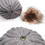 Opromo Womens Winter Knit Beanie Detachable Faux Raccoon Fur Pom Pom Bobble Hat