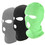 Opromo 3 Hole Balaclava Ski Mask Double Knit Outdoor Full Face Cover Thermal Tactical Mask Ski Cap