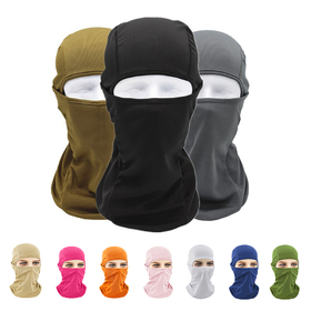 TOPTIE Windproof Breathable Balaclava for Men Women, Mesh Quick Dry Full Face Balaclava Motorcycle Helmet Liner