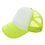 TOPTIE Blank Neon Foam Poly Mesh Trucker Hat Cap, Adjustable Snapback Hi Vis Cap