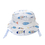 Opromo Boys Bucket Sun Hat Reversible Cotton Sun shielding Cap with Chin Strap