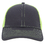 TOPTIE Personalized Custom 2-Tone Contrast Stitch Trucker Cap Structured Mesh Back Cotton Twill  Trucker Hat, Price/piece