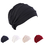 Opromo Stretch Beanie Slouchy Snood-Caps for Women with Chemo Cancer Hair Loss