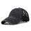 TOPTIE Personalized Custom Distressed Ponytail Hat Mesh Baseball Cap for Women