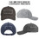 TOPTIE Custom Text Embroidery Baseball Cap Vintage Distressed Washed Cotton Dad Hat