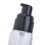 Muka 6 Packs 1oz./30ml Travel Black Airless Pump Bottle Cosmetic, Foundation Dispenser