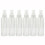 Muka 6PCS 3.4oz./100ML Plastic Empty Clear Fine Mist Bottle Refillable Travel Bottle