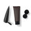 Muka 6PCS 3.4oz./100ml Reusable Plastic Empty Travel Black Cosmetic Soft Tubes with Twist Cap