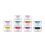 12 PCS Muka Low-profile design Small Lip Balm Container, Travel Cosmetic Containers for Cream Sample, Nail Art Products ( 3g, 5g ), BPA Free