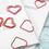 100 PCS Muka Red Heart Shaped Clips, 1 1/8"L x 1 1/4"W