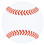 Baseball Sticker, 250PCS per Roll, 2"Dia, Waterproof & Standard Permanent Self-Adhesive Sports Ball Stickers, Stationery and Sports Party Supplies, Price/Roll