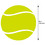 Officeship 250 PCS 2" Dia Tennis Sticker, Sports Ball Stickers