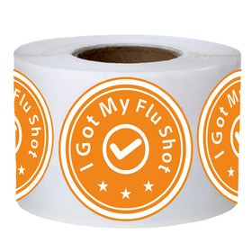 Muka 200 PCS 2 Inch I Got My Flu Shot Stickers Wholesale - Opentip