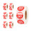 Officeship 500 PCS 0.75 Inch Percent Off Stickers