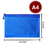 Aspire 6 PCS 5 Sizes Mesh Laminated Zipper Pouches Document Folders for Office Student Supplies