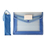 Aspire A4 Plastic Document Folders with Pocket, Expandable Envelope Wallet Envelope File Folder with Button Closure