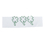 Officeship (Price/100 Clips) Four Leaf Clover Shaped Clips, 1 1/2"L x 1"W